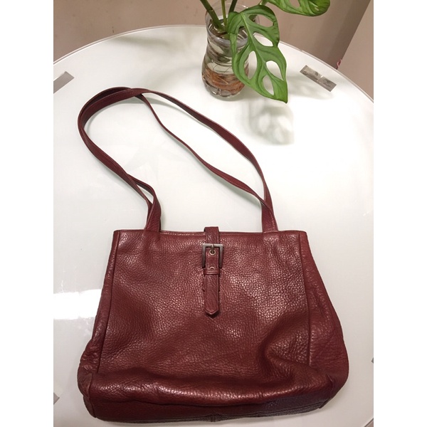 Preloved tas kulit asli merk Esquire Collection.