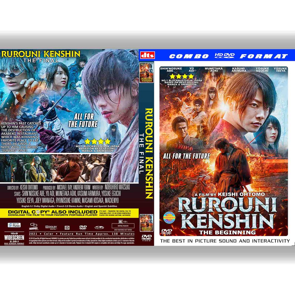 Kaset Dvd Terbaru Rurouni kenshin the beginning