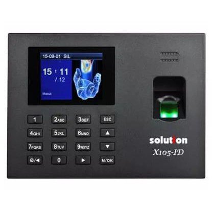 Mesin Absensi Solution Asli | Solution X105-ID | Fingerprint | Include Kartu