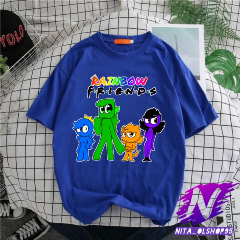 baju rainbow friends kaos anak rainbow friend girl karakter