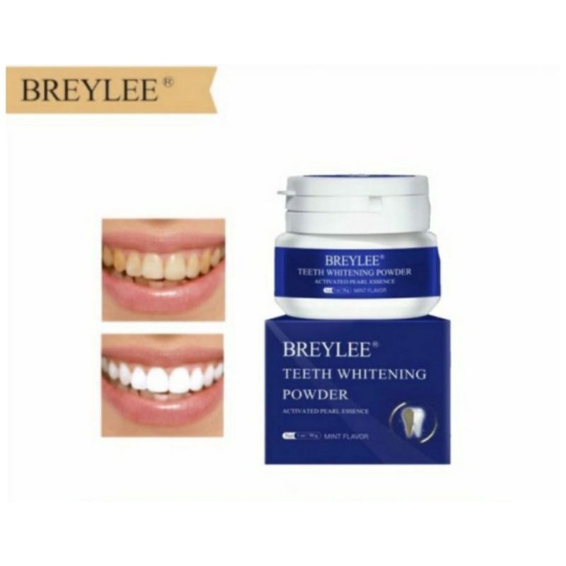 PROMO BREYLEE WHITENING POWDER/SERBUK PEMUTIH GIGI BPOM