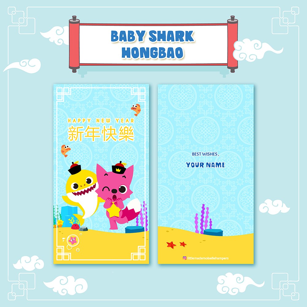 

Chinese New Year Hongbao / Angpao Imlek Baby Shark
