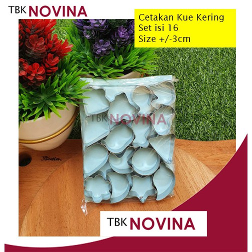 CETAKAN KUE KERING NUGGET SET 16 PCS / 20 PCS