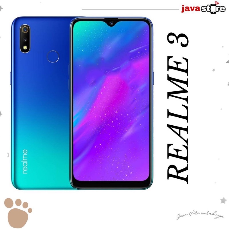 REALME 3 Ram 3GB internal 64GB Second Garansi resmi