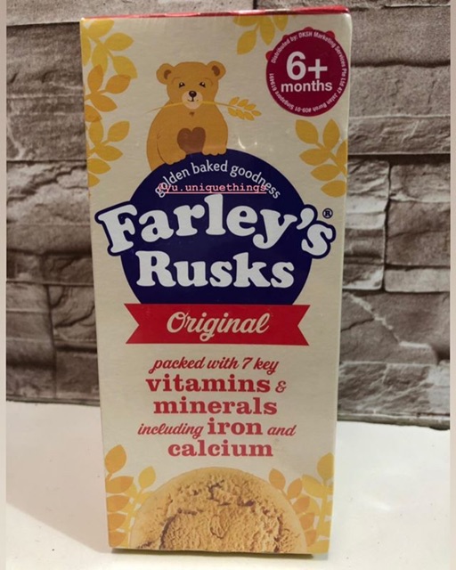 Heinz Farley’s Rusks Biskuit Original Makanan Bayi Cookies