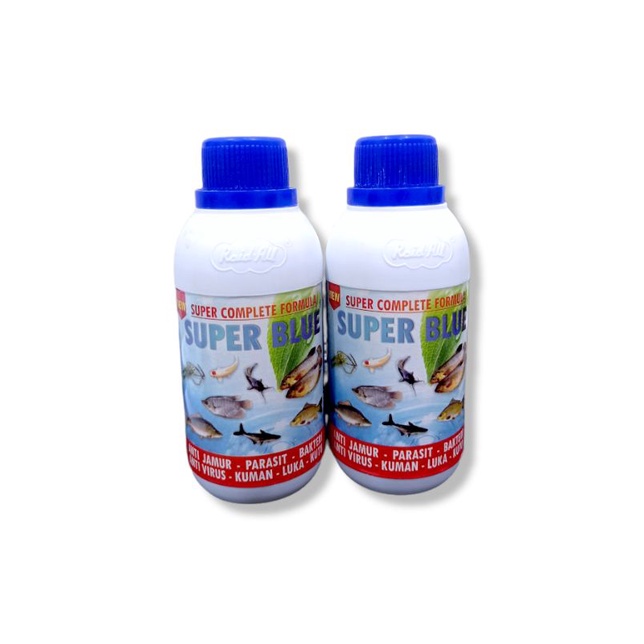 Obat Ikan anti jamur RAID ALL SUPER BLUE 250ML