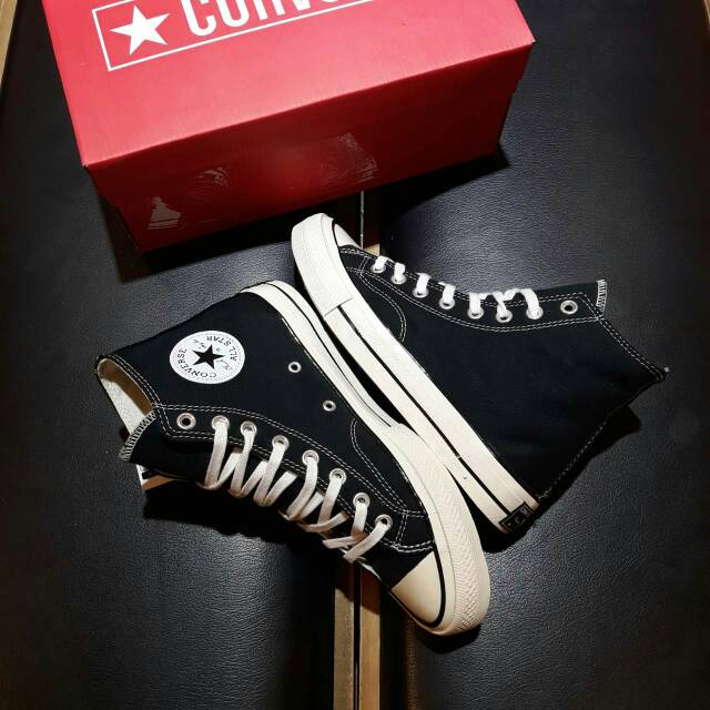 (BAYAR DI TEMPAT) CONVERSE 70s HIGH BLACKWHITE PREMIUM BNIB MADE IN VIETNAM TERMURAH TERLARIS