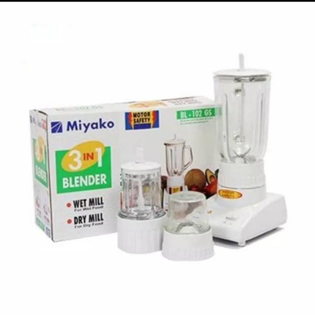 MIYAKO BLENDER 3 IN 1 TABUNG KACA 3TABUNG