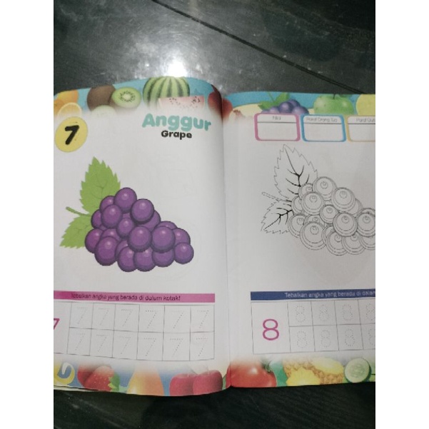 buku seri paud buah 32 halaman (19x27cm)