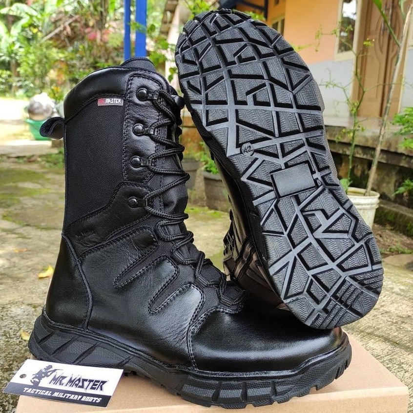 SEPATU PDL MR MASTER KULIT SAPI ASLI SEPATU PDL TNI POLRI SECURITY SATPAM DINAS LAPANGAN