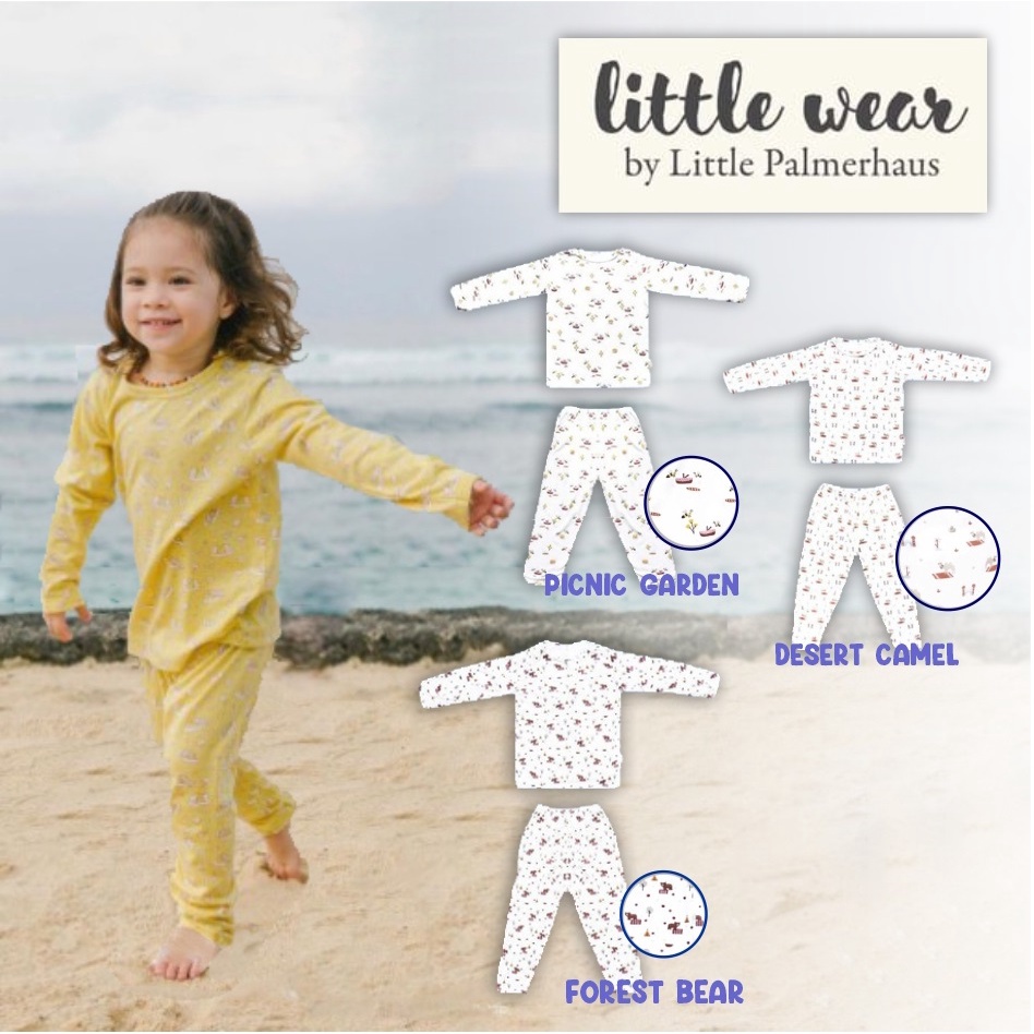 Little Palmerhaus Setelan Piyama Panjang Little Wear Sleeve BAJU ANAK NEW