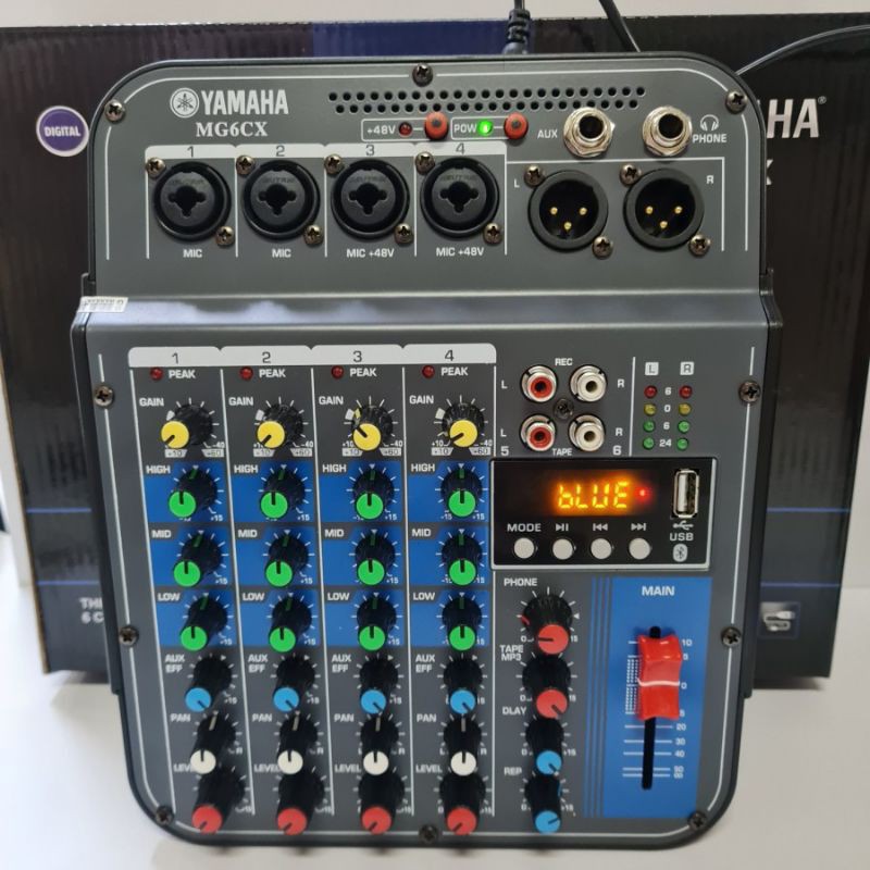 Mixer Audio Yamaha MG6CX Bluetooth USB 6 Channel