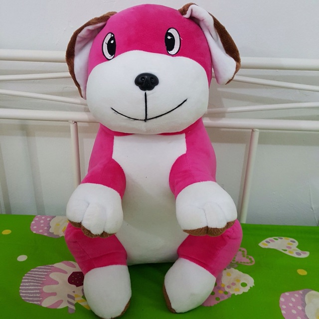 Boneka anak lucu ukuran jumbo teddy bear, panda, anjing, gajah, bantal leher murah