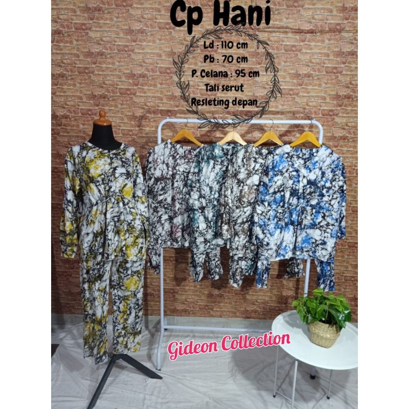 Stelan Baby Doll Tydie Lengan Panjang Celana Batik Cap Pekalongan