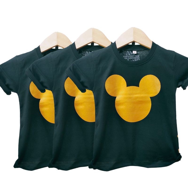 BAJU KAOS ANAK CEWEK Bayi 3 bulan s/d 10 tahun Fullprint Katun - Mouse