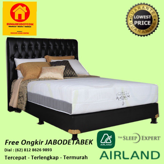 Kasur Latex Orthopedi Chiro Platinum Airland Springbed Shopee Indonesia