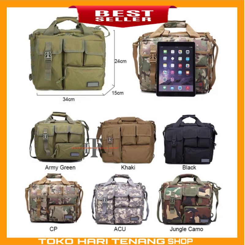 TAS SELEMPANG TAS LEPTOP TAS TACTICAL 305 IMPORT