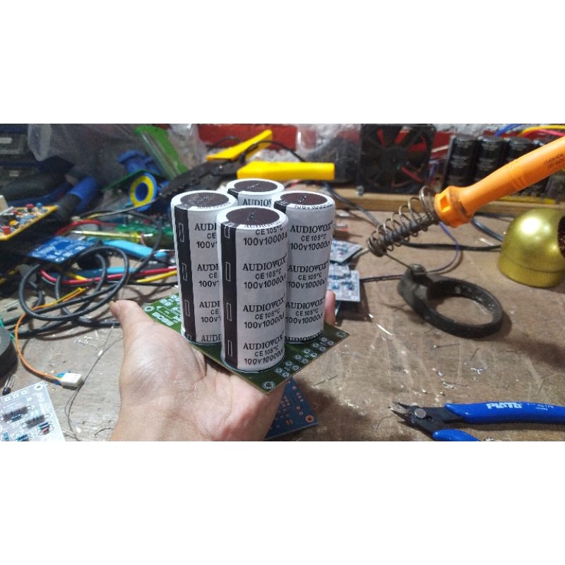 PSU POWER KELAS AB 4 ELKO 100V 10000uf AUDIOVOX ORIGINAL