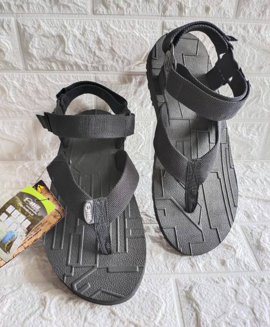 Sandal Gunung Boogie Original Sandal Bangkaru Hitam Original