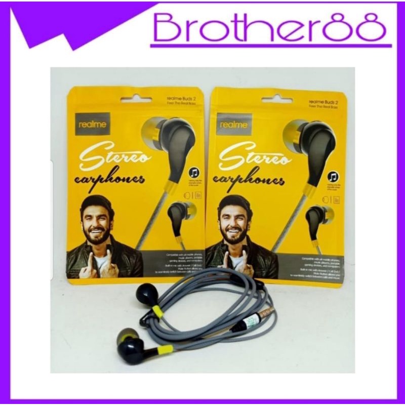 HANDSFREE HEADSET EARPHONE REALME RUDS 2/ BUDS 2 STEREO