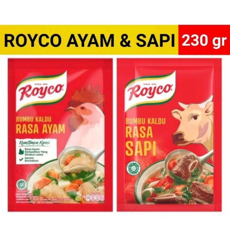 

Royco 230gr Sapi & Ayam