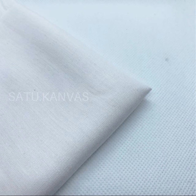 Kain RAYON katun uniqlo rayon polos kualitas bagus-Putih
