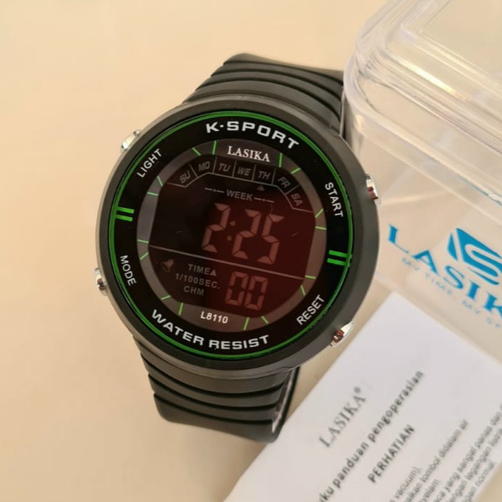 Jam Tangan Lasika L8110 Sport Digital Water Resistant