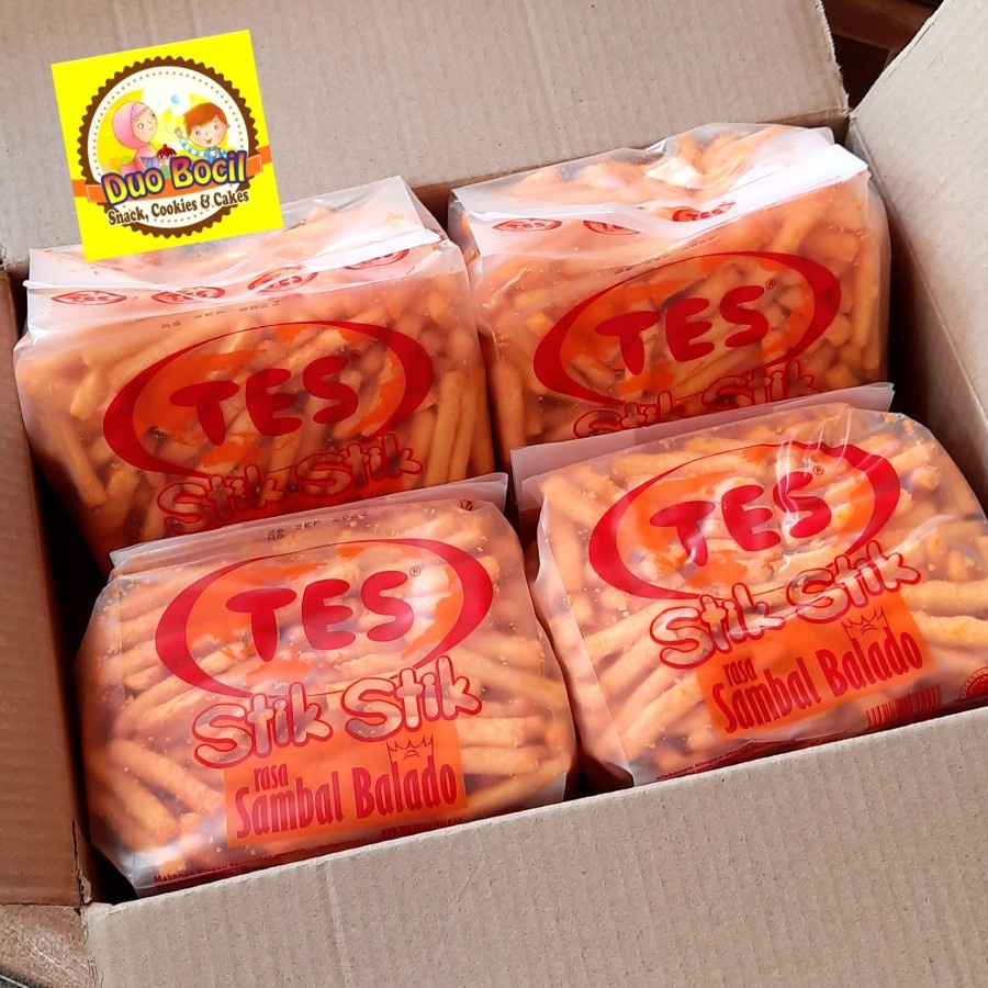 

Stik TES rasa Sambal Balado 225 Gram - Duo Bocil Snack