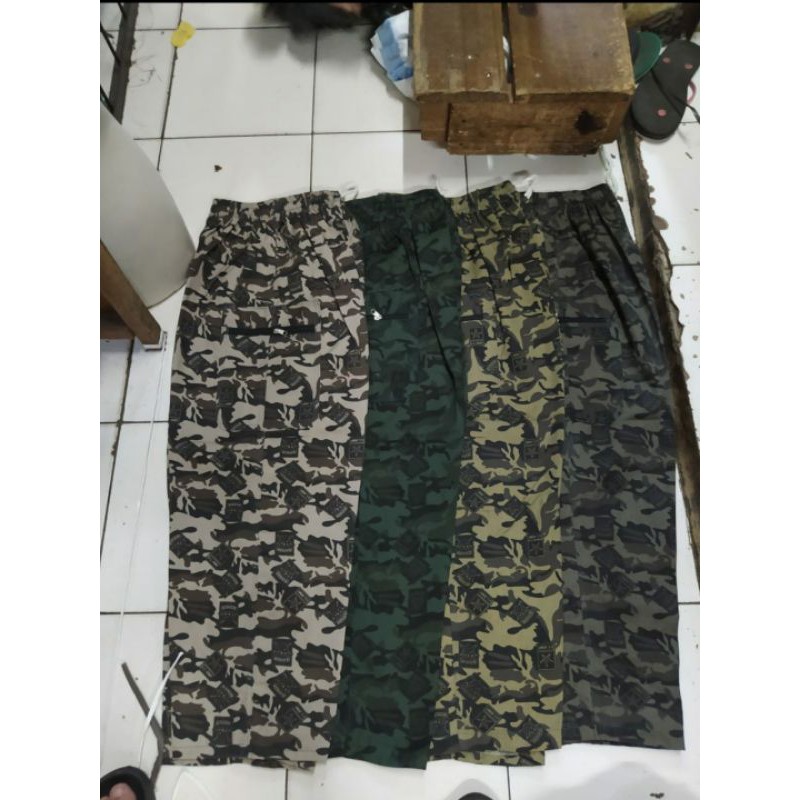 Celana sirwal / Celana pangsi motif loreng / Celana Kolor panjang Murah grosir langsung konveksi