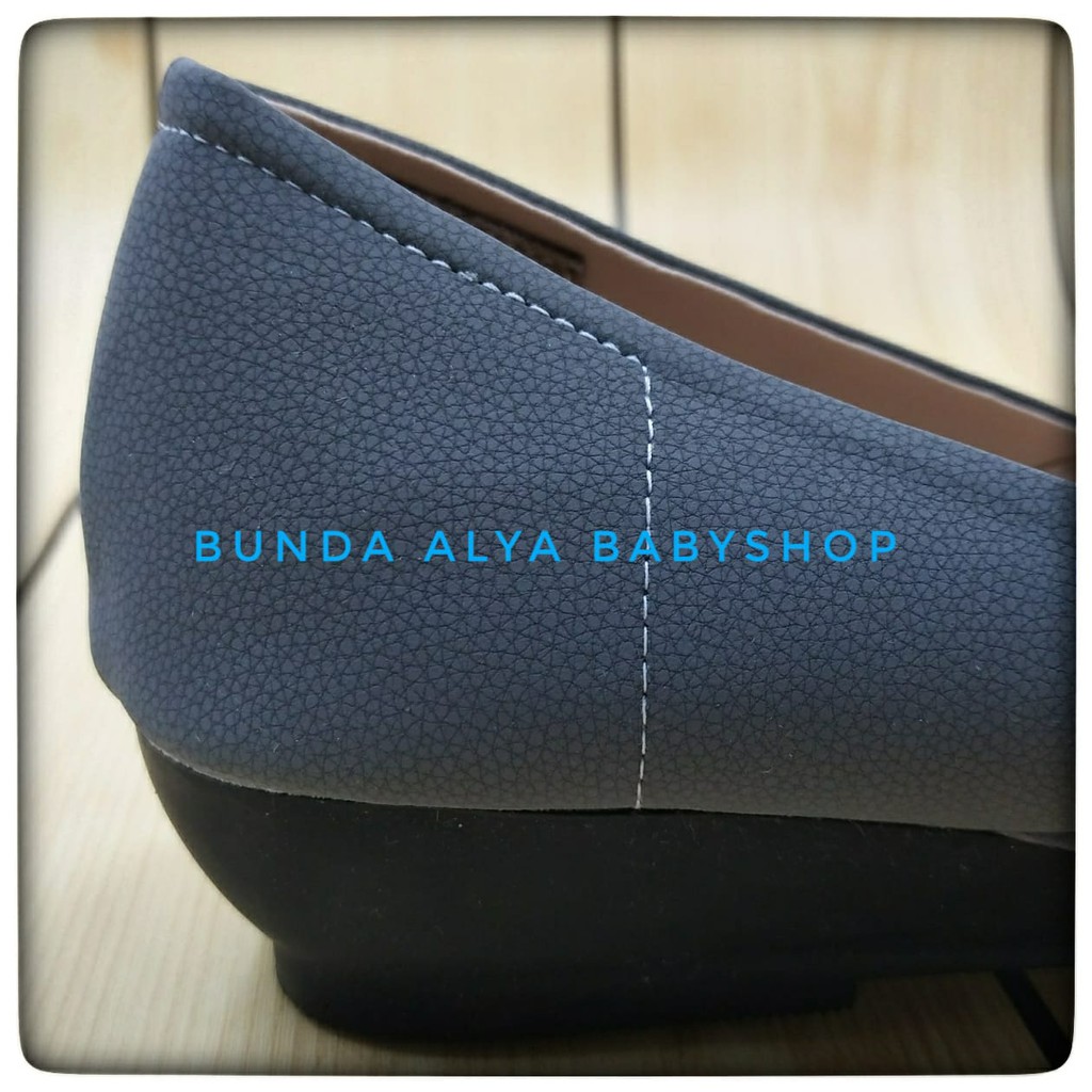 Flatshoes CABARET Burkat ABU Size 37 - 40 - Sepatu Wanita Casual Trendy Premium