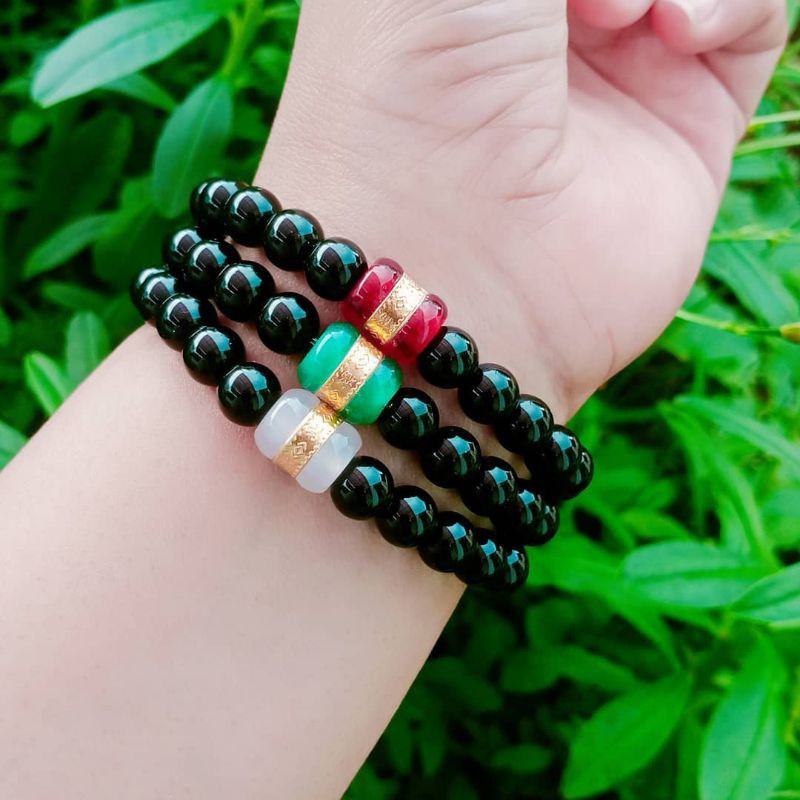 GELANG GIOK LAPIS EMAS