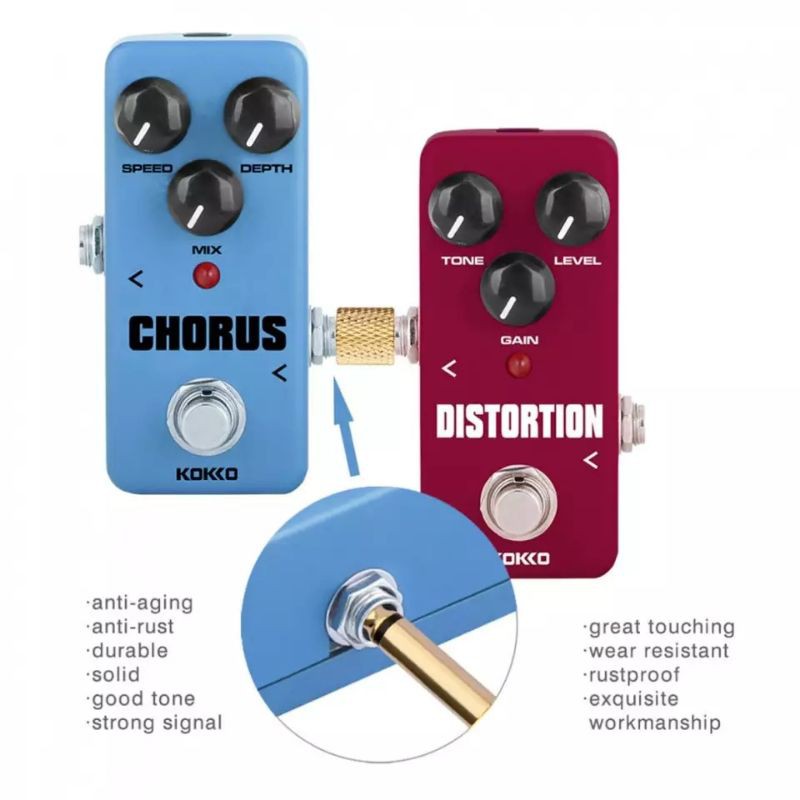 Jack Konektor Efek Gitar Jack Jumper Effect Guitar