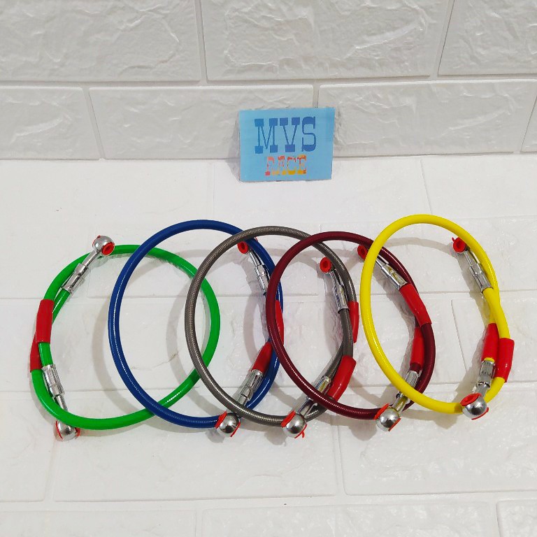 Selang Rem Belakang Variasi 60cm Untuk = Sonic 150, Satria FU, Vixion Old & New,, Mx King, Supra X 1