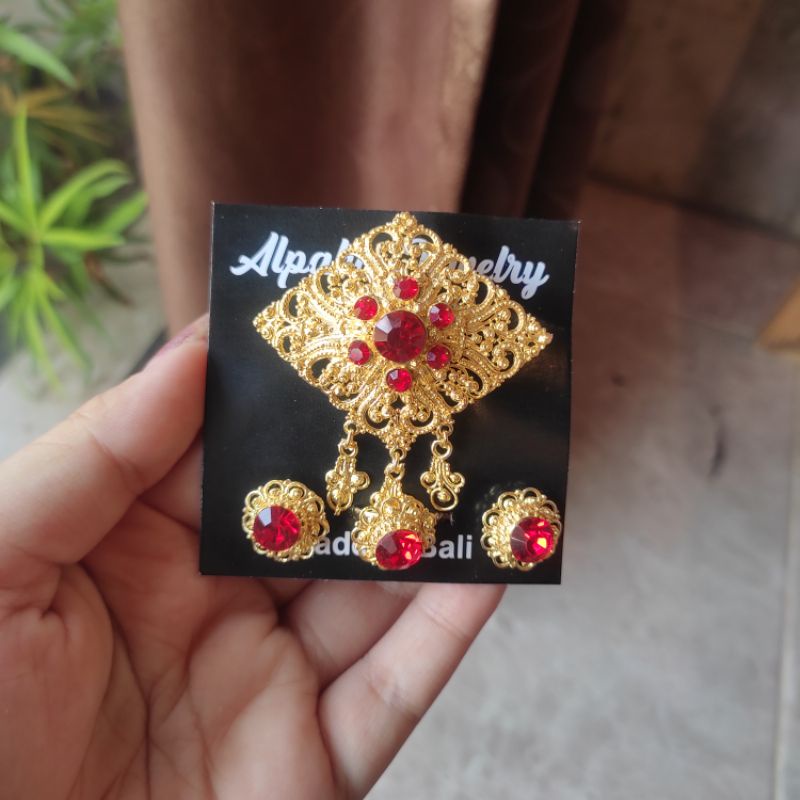 Set Bros Wajik mini/ Set Bros alpaka bali / Bros Kebaya / Bros  Kebaya Permata / Bros Kebaya