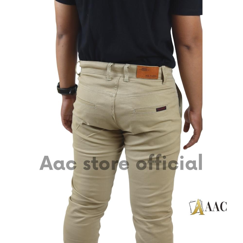 CELANA CHINO PANJANG PRIA SLIM FIT MC HUGO ORIGINAL