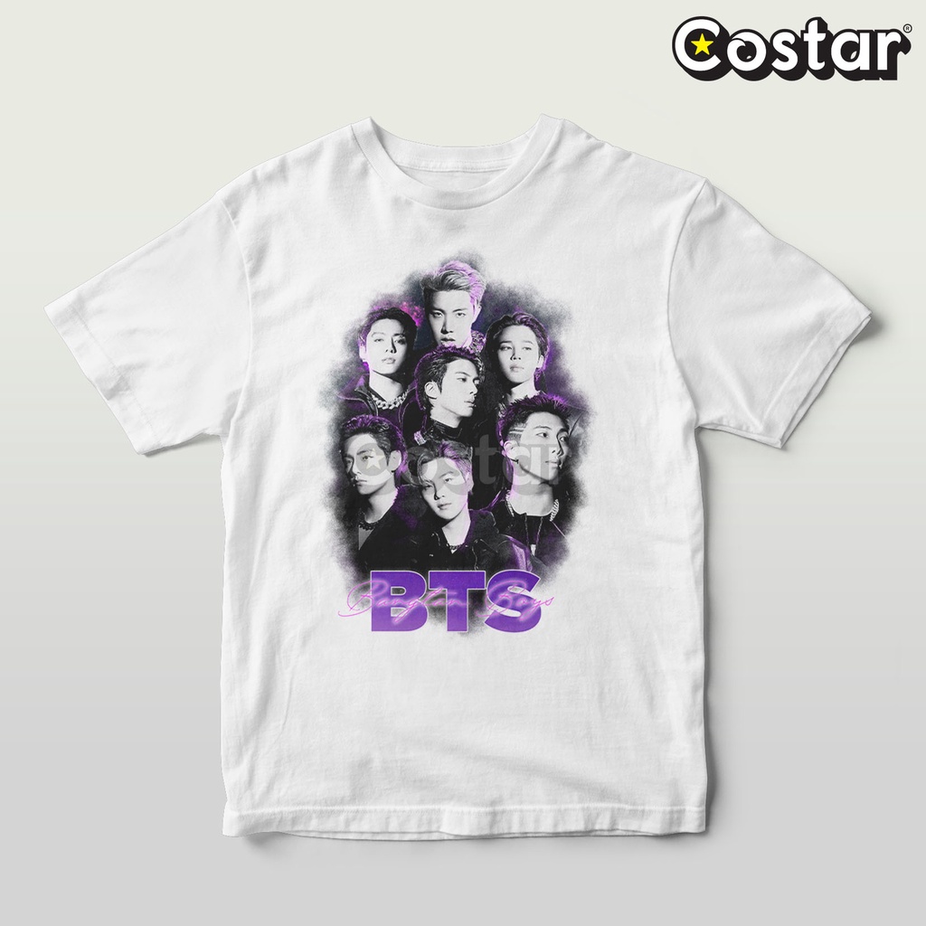 Kaos BTS - Bangtan Boys - All Member Purple