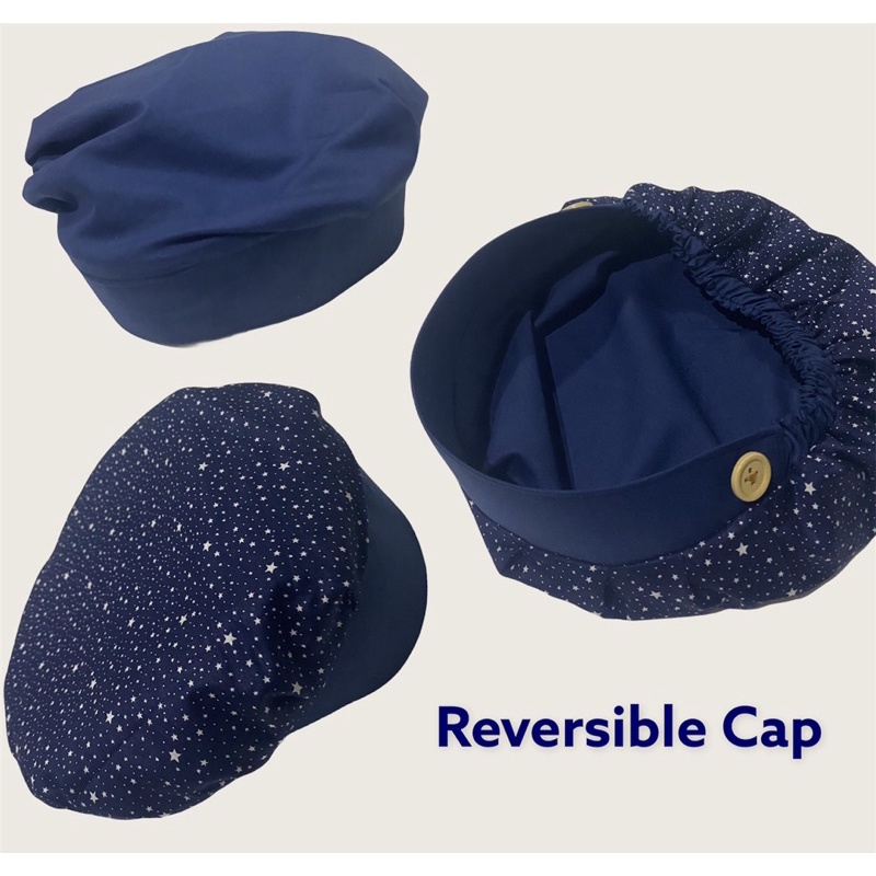 Fawn’G Handmade - Reversible Surgical Cap / Scrub Cap / Head Cap / Topi Kain