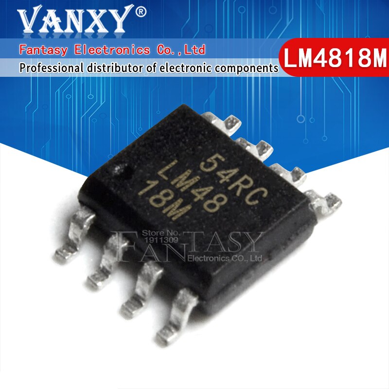 (Ready Stock) 5pcs LM4818MX SOP-8 LM4818M SOP LM4818 SOP8