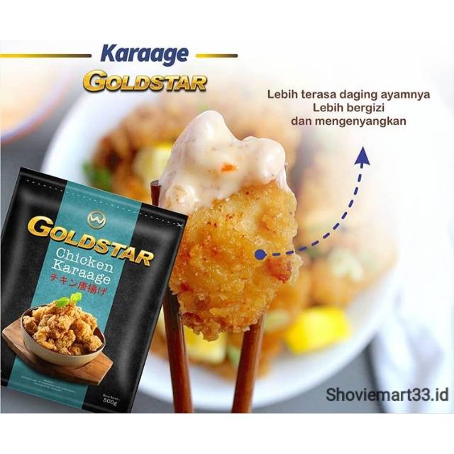 

Goldstar Chicken Karaage 500gr / Karage Ayam Goldstar