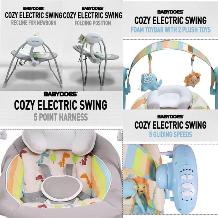 Baby Swing Bouncer Baby Does Cozy Electric swing ayunan otomatis Makassar