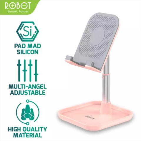 Robot RT-US04 Liftable Foldable Phone Holder Stand HP di Meja