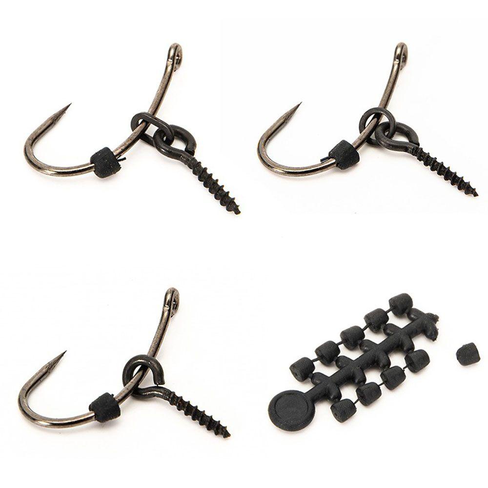 Lanfy Manik-Manik Kail Pancing Fishing Tackle Screw Chod Rigs Carp Fishing Accessories Manik-Manik Karet Aksesoris Pancing