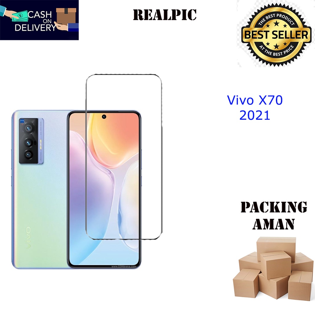 Tempered Glass Vivo X70 2021 Screen Protector Anti Gores