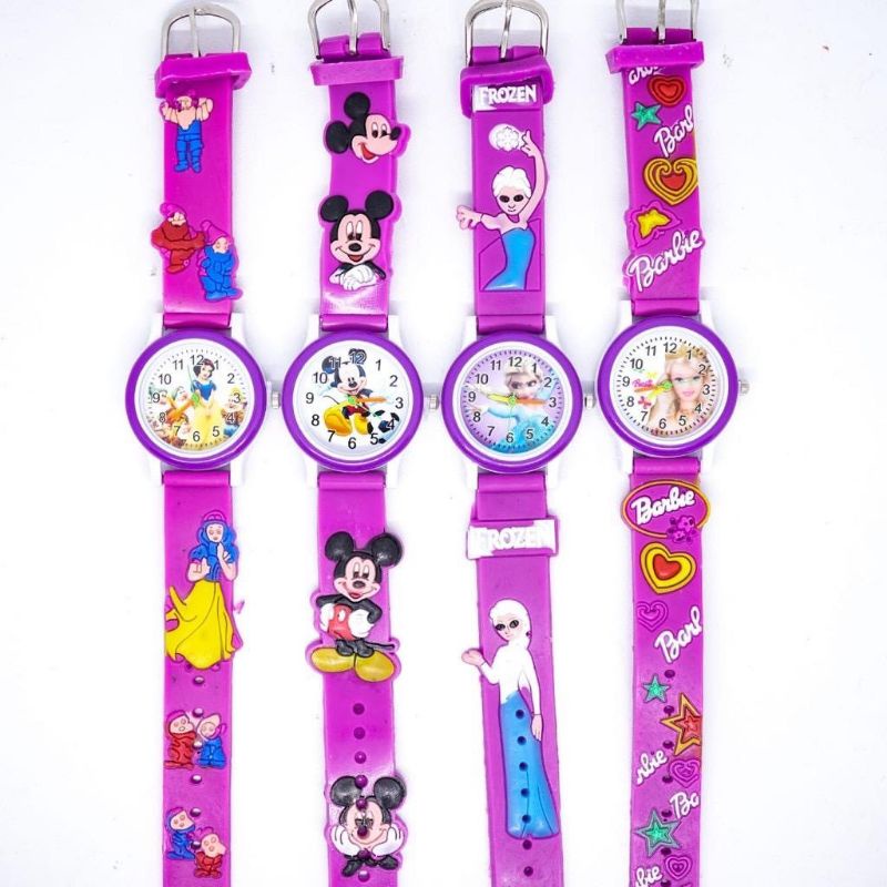 Medan Termurah Motif kartun Jam tangan Import cantik Jam tangan anak lucu