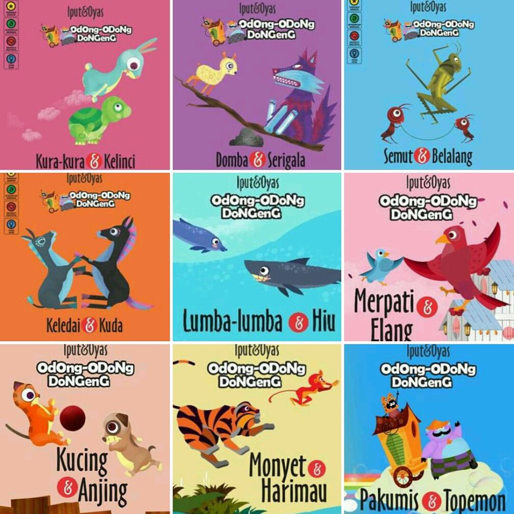 LM BUKU ANAK BILINGUAL SERI DONGENG INSPIRATIF DUNIA BINATANG