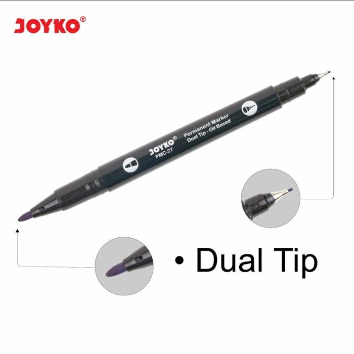 

Hemat Spidol Permanent Marker Joyko Pmc-27 Sale!!!