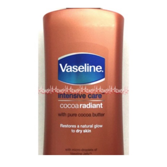 Vaseline Intensive 400ml Care Cocoa Radiant Dry Skin Kulit kering Handbody Vaselin Hand Body