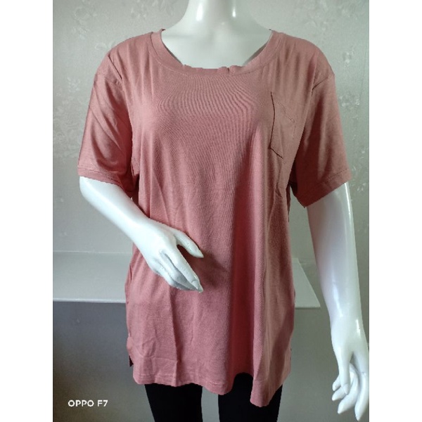 KAOS WANITA ATASAN WANITA KAOS XXL KAOS JUMBO KAOS O NECK KAOS BIGSIZE XXL