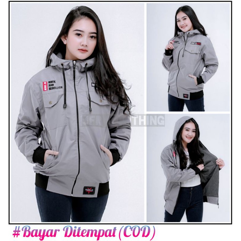JAKET CEWEK/WANITA SEMI PARKA 100% ORIGINAL BERKUALITAS