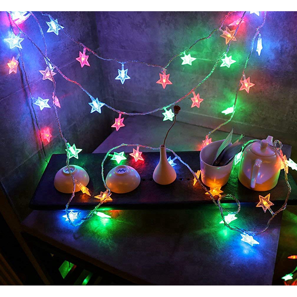 Lampu Peri String Bintang LED Tenaga USB Festival Xmas Party Lamp